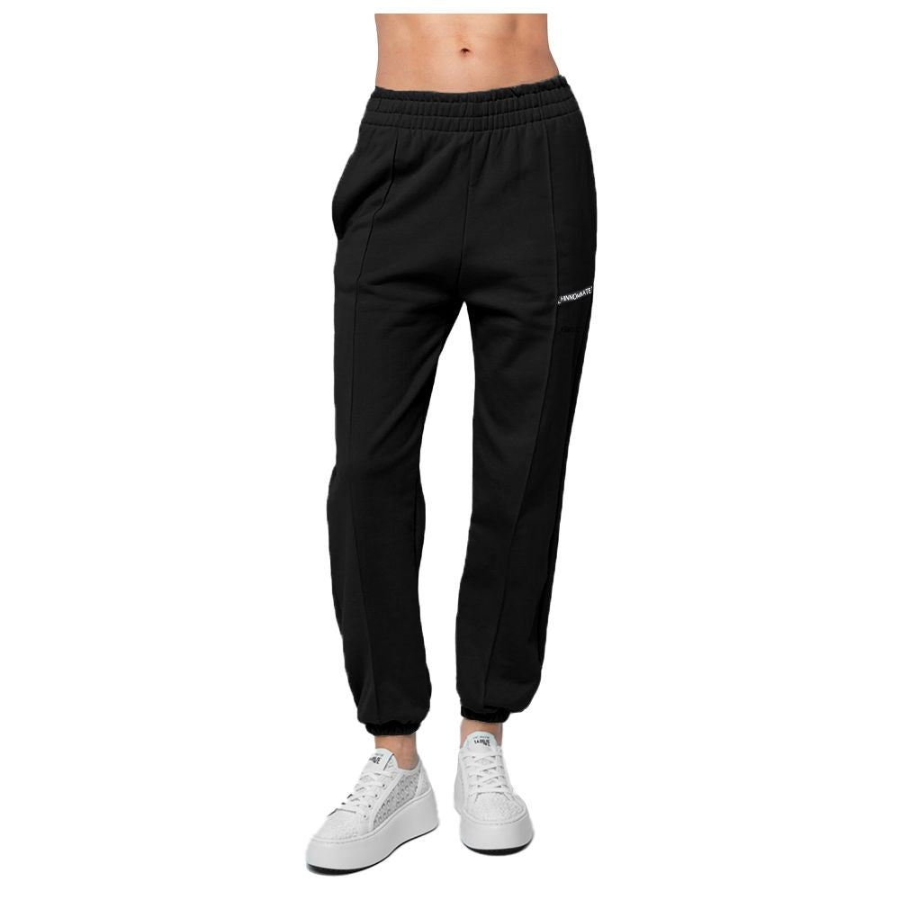Hinnominate Black Cotton Women Sweatpant